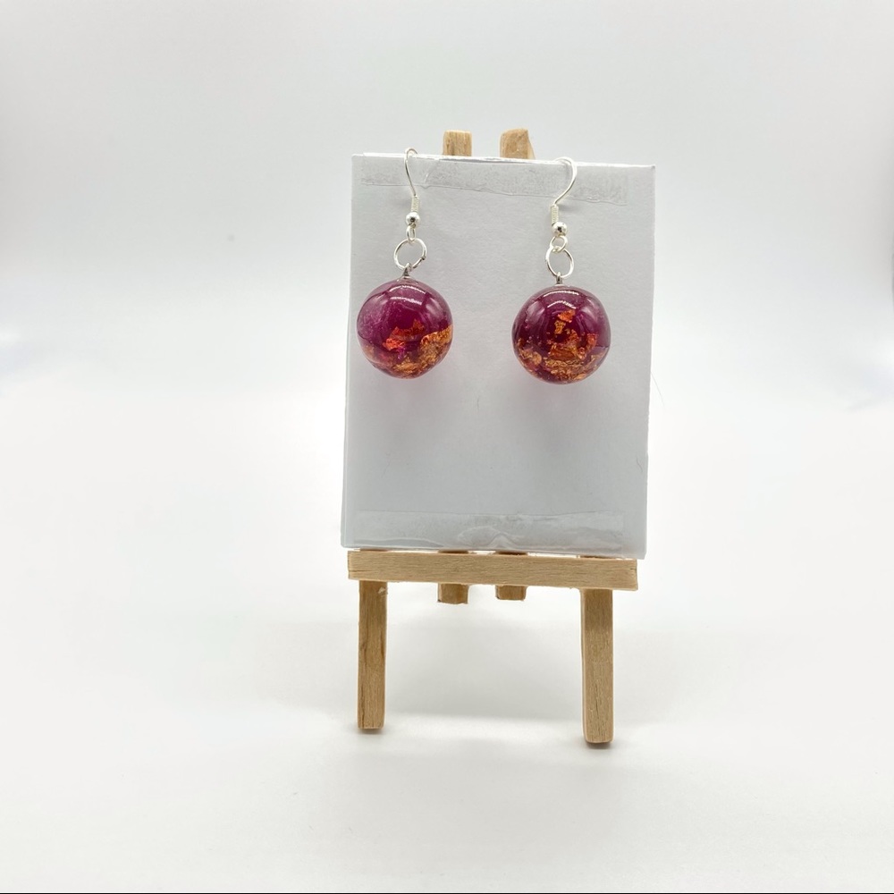 Handmade Purple/Gold & Silver